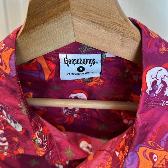 Creepy Company x Goosebumps collab purple button down shirt - Picture 5 of 5